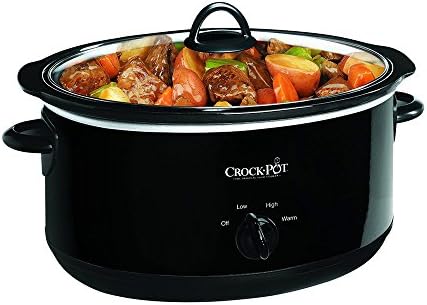Crock-Pot 8 Quart Manual Slow Cooker – Black CDZS