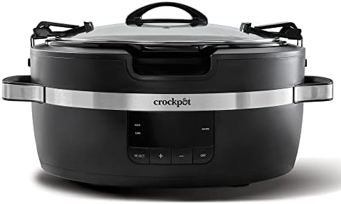 Crock-Pot Thermoshield 6 Quart Slow Cooker with Carry Handles 5Y2E