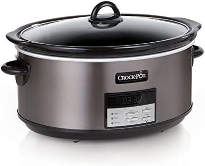 Crock-Pot 8 Quart Programmable Slow Cooker with Auto Warm YWWQ