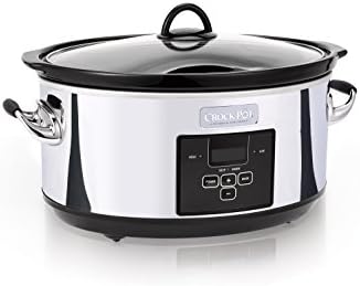 Crock-Pot 7 Quart Programmable Slow Cooker – Polished Platinum OTGY