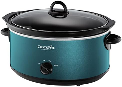 Crock-Pot 7 Quart Manual Slow Cooker – Turquoise TNUW