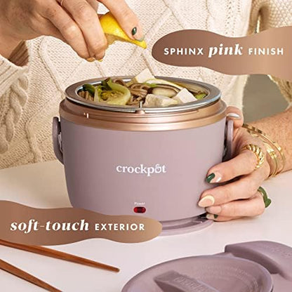 Crock-Pot Electric Lunch Box Food Warmer 20oz – Blush Pink 38FJ