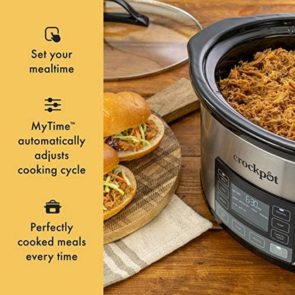 Crock-Pot MyTime 6 Quart Programmable Slow Cooker 9ONC