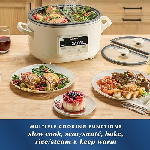 Crock-Pot MultiMeal Multicooker with Programmable Slow Cooker H6JA