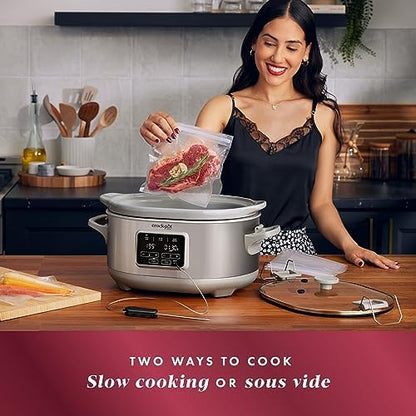 Crock-Pot 7 Quart Programmable Cook & Carry Slow Cooker W6JR