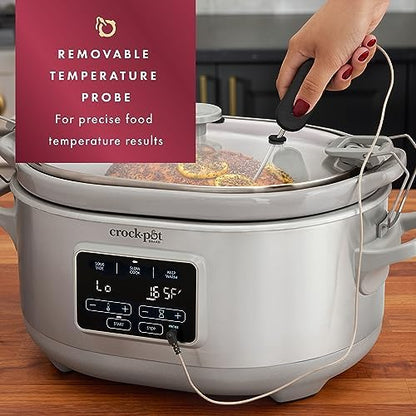 Crock-Pot 7 Quart Programmable Cook & Carry Slow Cooker W6JR