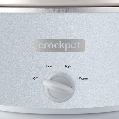Crock-Pot 4.5 Quart Manual Slow Cooker – Macaroon Blue 3N7H