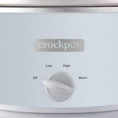 Crock-Pot 4.5 Quart Manual Slow Cooker – Macaroon Blue 3N7H