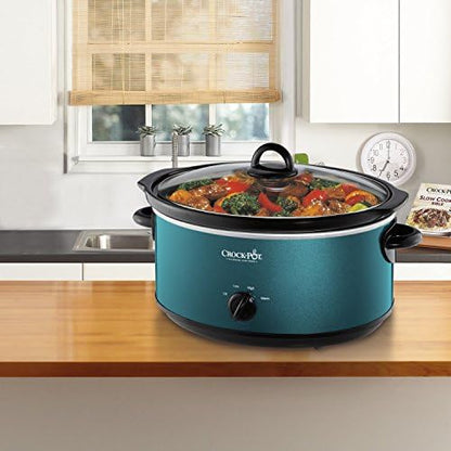 Crock-Pot 7 Quart Manual Slow Cooker – Turquoise TNUW