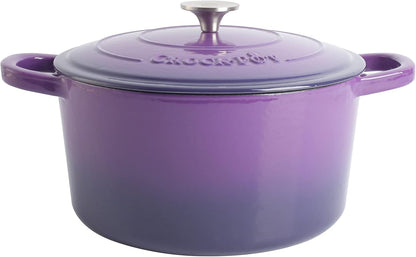 Crock-Pot 3 Quart Enameled Cast Iron Dutch Oven – Aqua QB41