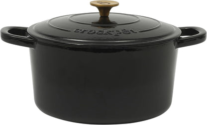 Crock-Pot 3 Quart Enameled Cast Iron Dutch Oven – Aqua QB41