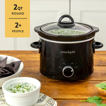 Crock-Pot 2 Quart Mini Slow Cooker – Classic Compact Cooker 0MVM